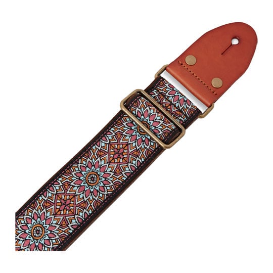 ISUZI GT-50 Suede Pattern Guitar Strap : image 2