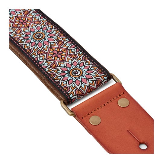 ISUZI GT-50 Suede Pattern Guitar Strap : image 3
