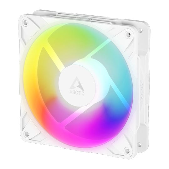Arctic P12 Pro 120mm White Reverse Blade ARGB PWM Fan : image 1