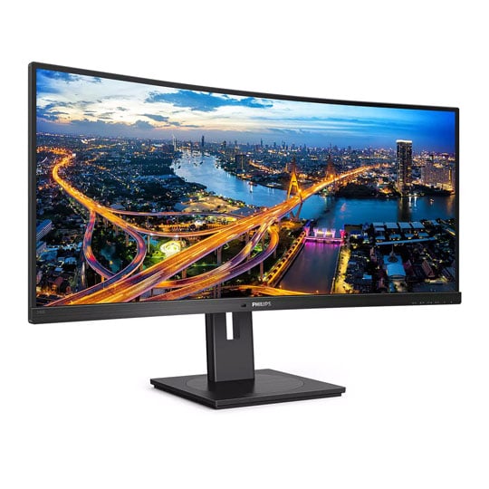 Refurbished Philips 34" 346B1C/00 Curved UltraWide Quad HD 100Hz Monitor USB-C Docking/KVM : image 2