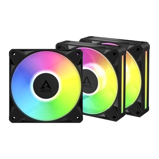 Arctic BioniX P12 A-RGB 120mm Black ARGB PWM High Static Pressure Triple Fan Pack Arctic BioniX P12 A-RGB 120mm Black ARGB PWM High Static Pressure Triple Fan Pack