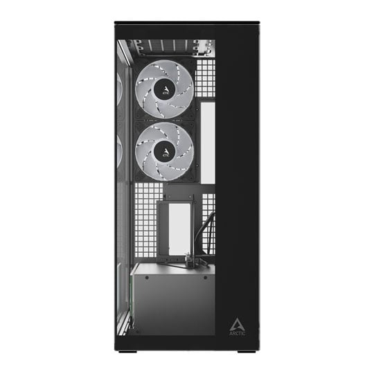 Arctic Xtender VG Clear Glass Black ARGB Mid Tower Tempered Glass PC Case : image 3