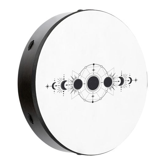 Meinl 16" Ritual Drum, Moon Phases, True Feel Synthetic Head Meinl 16" Ritual Drum, Moon Phases, True Feel Synthetic Head