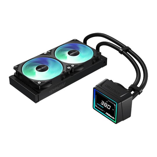 ASRock Challenger 240 Digital Black All in One Liquid CPU Cooler : image 3