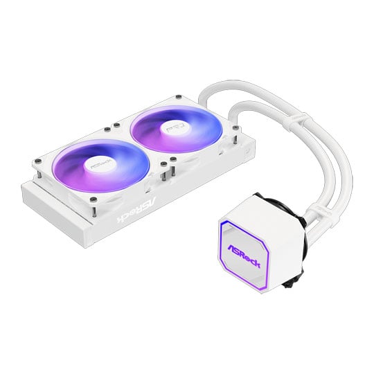 ASRock Challenger 240 Digital White All in One Liquid CPU Cooler : image 3