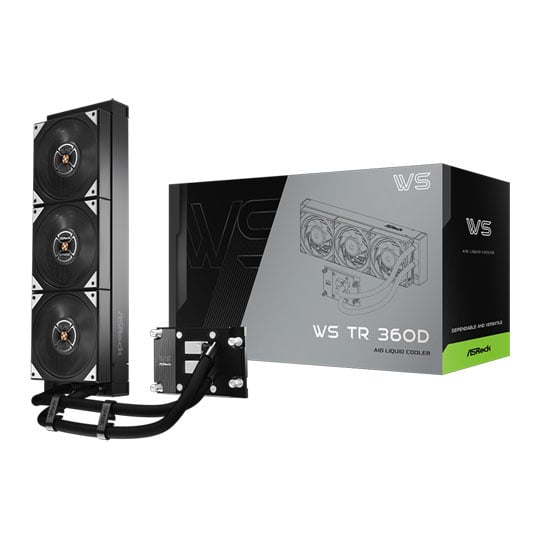 ASRock WS TR 360D Black All in One Liquid Server CPU Cooler : image 1
