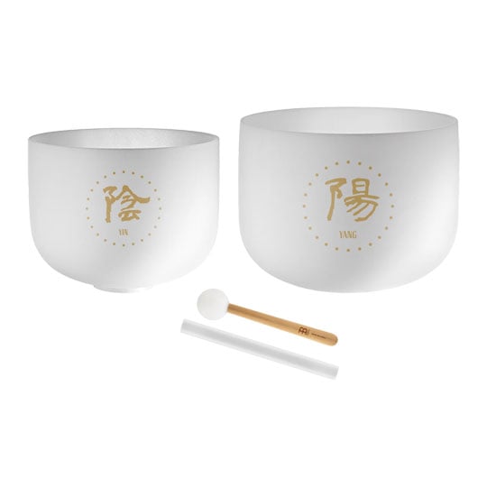 Meinl 2-piece TCM Crystal Singing Bowl Set - Yin & Yang : image 2