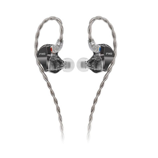 FiiO JH5 1 Dynamic & 4 BA Driver Hybrid In Ear Earphones BLACK : image 1