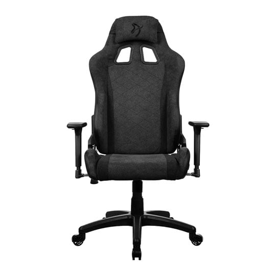 Arozzi Avanti Dark Grey Soft Fabric Adjustable Gaming Chair Arozzi Avanti Dark Grey Soft Fabric Adjustable Gaming Chair