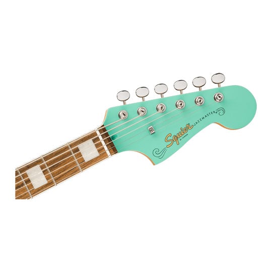 Squier - Paranormal Baritone Jazzmaster HH, Laurel Fingerboard, Parchment Pickguard, Sea Foam Green : image 3