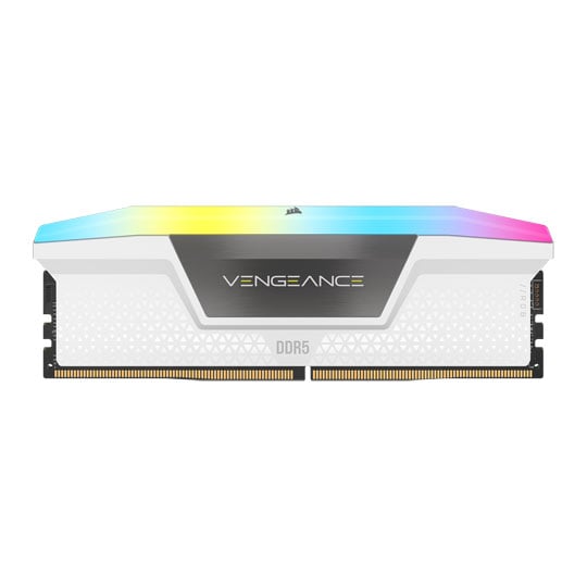 CORSAIR Vengeance RGB White 16GB 6000MHz DDR5 Dual Profile Memory Kit
