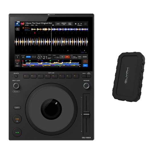 AlphaTheta CDJ-1500X + 1TB Glyph Atom EX20 SSD : image 1