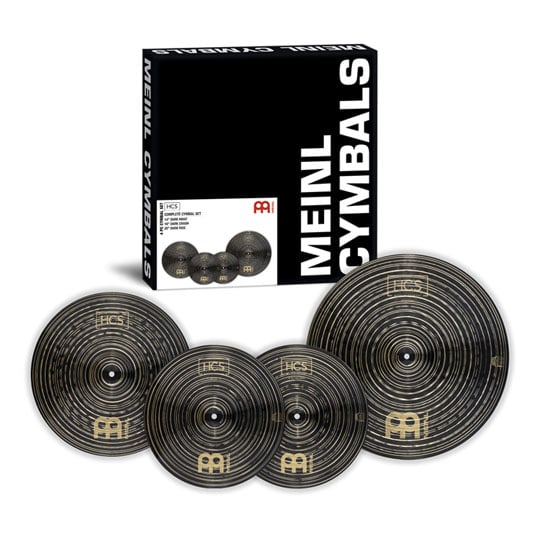 Meinl HCS Dark Complete Cymbal 3-Piece Set : image 1