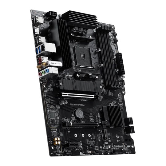 MSI PRO B550-S WIFI6E AM4 DDR4 PCIe 4.0 ATX Motherboard : image 3