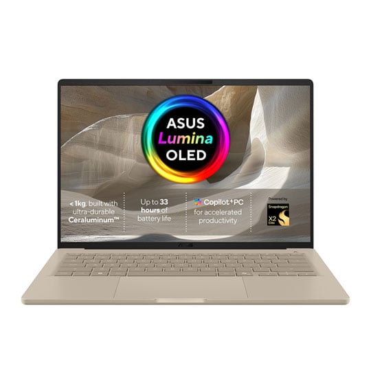 ASUS Zenbook A14 UX3407NA 14" OLED WUXGA Snapdragon X2 Elite Adreno Graphics Laptop : image 1