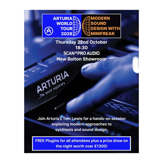 Arturia Masterclass Ticket 22/10/26 : image 1