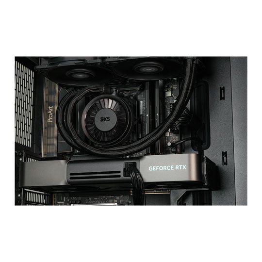 3XS Evolve Studio Pro, 64GB RTX 5090, AMD Ryzen 9 9950X, 64GB DDR5, 2TB SSD, Scan Pro Video PC : image 3