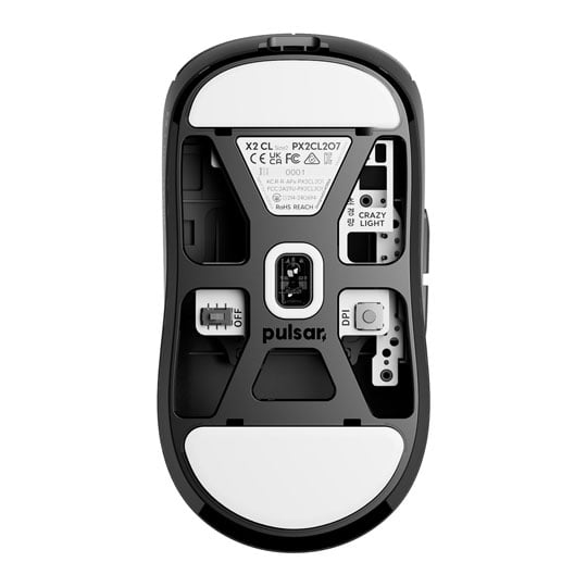 Pulsar X2 CrazyLight Medium Black Wireless Gaming Mouse : image 2