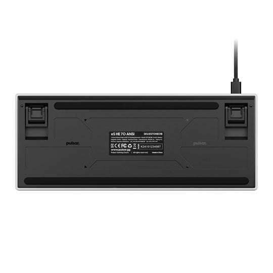 Pulsar eS HE 70 Black Wired Magnetic Switch RGB ANSI Gaming Keyboard : image 2