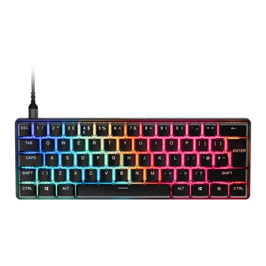 Steelseries Apex Pro Mini Gen 3 Wired Black UK OmniPoint 3.0 Switch RGB Gaming Keyboard : image 2