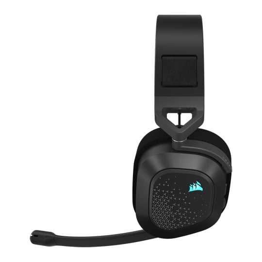 CORSAIR HS80 v2 MAX Wireless Steel Grey Over-Ear Gaming Headphones : image 3