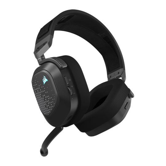 CORSAIR HS80 v2 MAX Wireless Steel Grey Over-Ear Gaming Headphones : image 4
