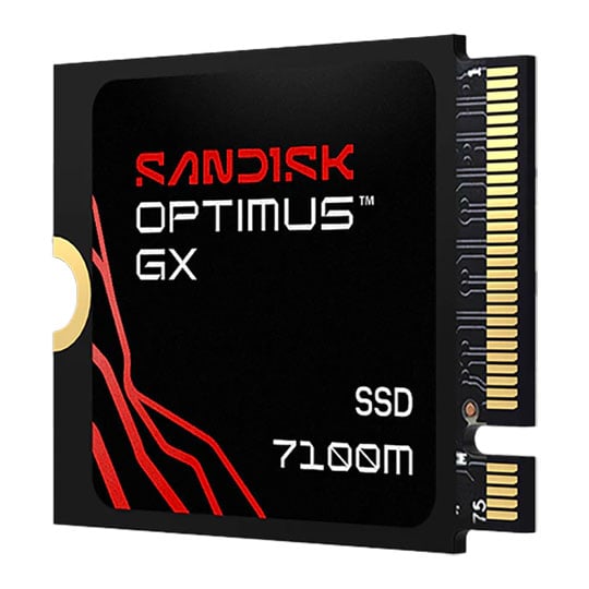 SanDisk Optimus GX 7100M 1TB M.2 (2230) PCIe Gen 4 NVMe SSD / Solid State Drive