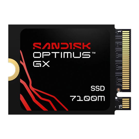 SanDisk Optimus GX 7100M 1TB M.2 (2230) PCIe Gen 4 NVMe SSD / Solid State Drive
