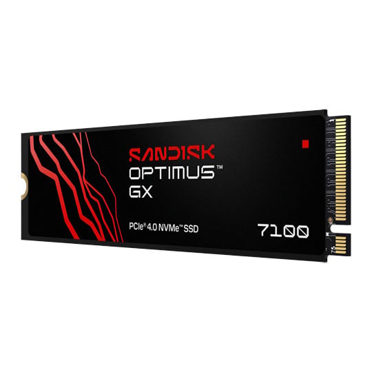 SanDisk Optimus GX 7100 500GB M.2 (2280) PCIe Gen 4 NVMe SSD / Solid State Drive : image 1