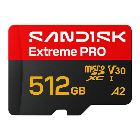 SanDisk Extreme PRO 512GB A2 V30 microSDXC UHS-I SD Card : image 1