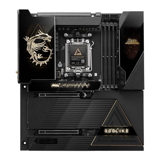 MSI MEG X870E Godlike MAX AM5 DDR5 PCIe 5.0 E-ATX Enthusiast Motherboard : image 2