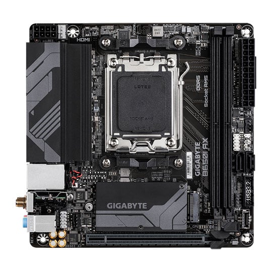 Gigabyte B650I AX AM5 DDR5 PCIe 4.0 mITX Motherboard : image 2