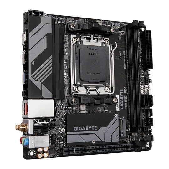 Gigabyte B650I AX AM5 DDR5 PCIe 4.0 mITX Motherboard : image 3