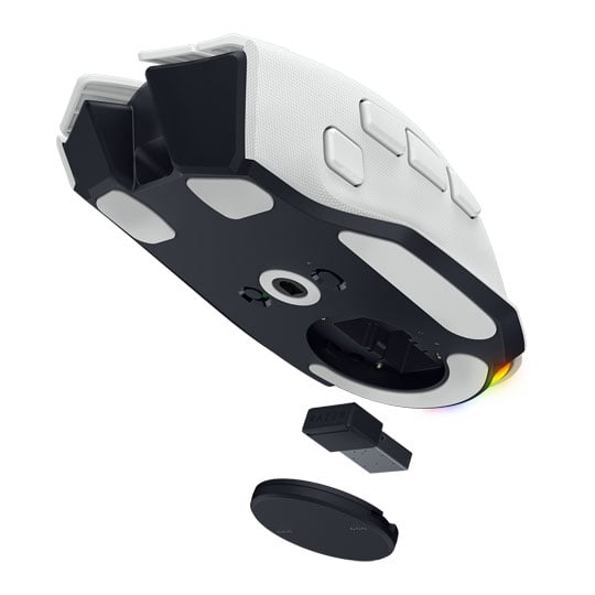 Razer Basilisk V4 Pro White RGB Wireless Gaming Mouse : image 3