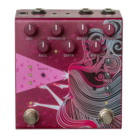 Old Blood Noise Endeavors Sunlight Stereo Reverb Pedal, Maroon : image 1