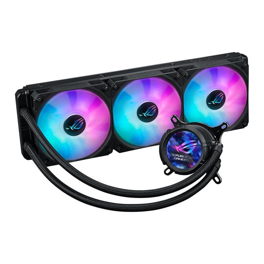 ASUS ROG STRIX LC III LCD 360mm ARGB Black AIO Intel/AMD CPU Water Cooler : image 2