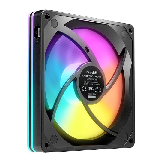 be quiet! Light Wings Pro IO 140mm Black ARGB PWM Single Fan Expansion Pack : image 3