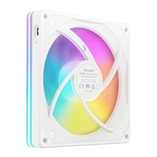 be quiet! Light Wings Pro IO 140mm White ARGB PWM Single Fan Expansion Pack : image 3