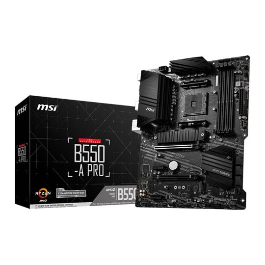 MSI AMD B550 B550-A PRO PCIe 4 DDR4 ATX Motherboard : image 1
