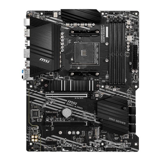 MSI AMD B550 B550-A PRO PCIe 4 DDR4 ATX Motherboard : image 2
