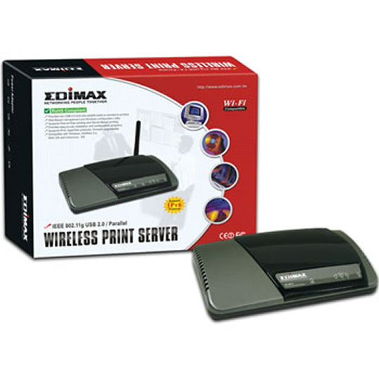 Edimax PS-3207UWG Wireless 11g 1xParallel 2xUSB PrintServer : image 1