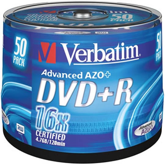 Verbatim DVD+R 4.7GB Storage Media : image 1