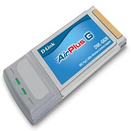 DLink DWL-G630 54Mbps Wireless cardBus/PC Card Adapter : image 1