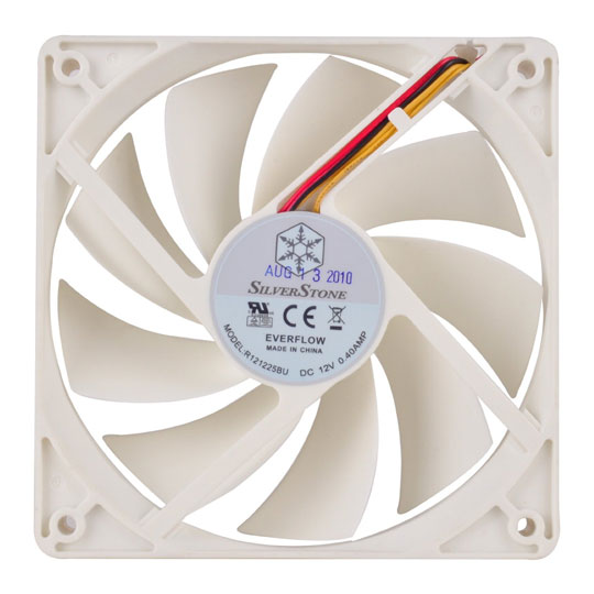 Silverstone SST-FM121B Fan White 800~2400 rpm in - 9 Blade! : image 2