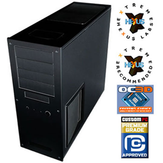 Silverstone Tech. Black Aluminium Tower Computer Case : image 1