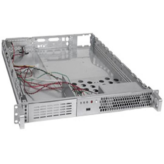 Rack Max RW181G 1U case, 1x 5.25" bay, 2x hidden 3.5" bay, 1x PCI riser card. : image 1