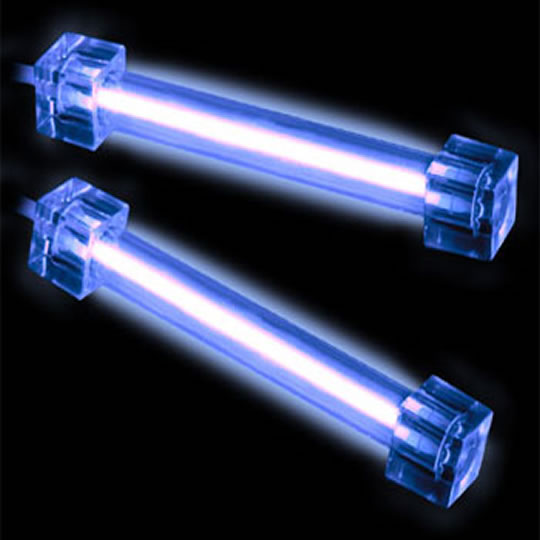 Sharkoon 4" Blue CCFL 2in1 Kit (x2 CCFL Tubes + 1 dual Inverter + adhesive Velcro strips) : image 1