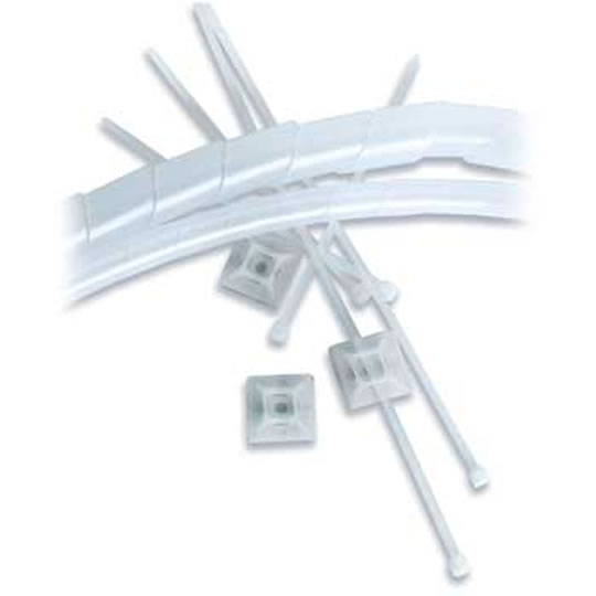 Akasa Cable management Kit, Spiral Wrap, Cable Ties, Cable Clamps : image 1