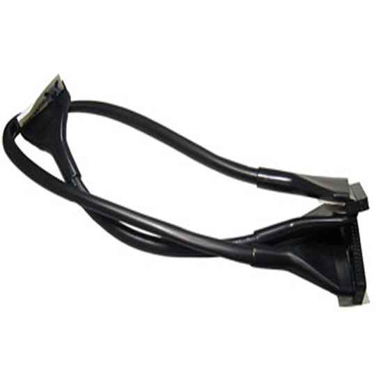 90cm NEWLINK Round Black Floppy Cable : image 1