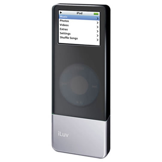 iLuv i601 36HRS Battery Booster With Silicone Case For 1st Gen iPod Nano - Black : image 1